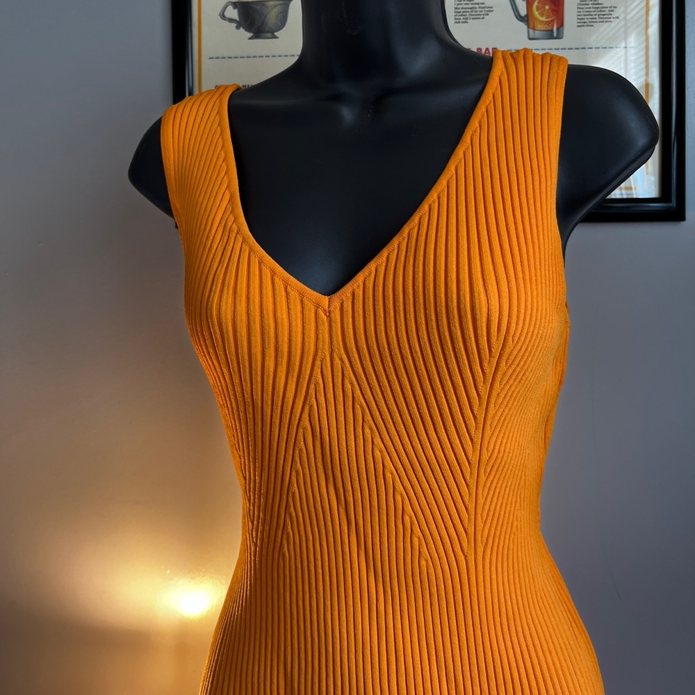 NWT House of Harlow Orange bodycon dress